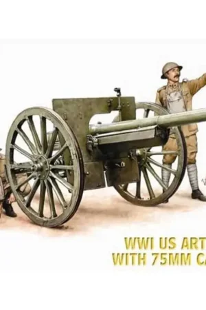 WWI US Artillery 4 per box Figuren Veilige Betaling