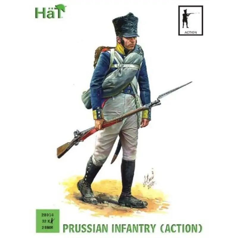 Prussian Infantry Action (Napoleonic Period) Figuren Exclusieve Aanbieding
