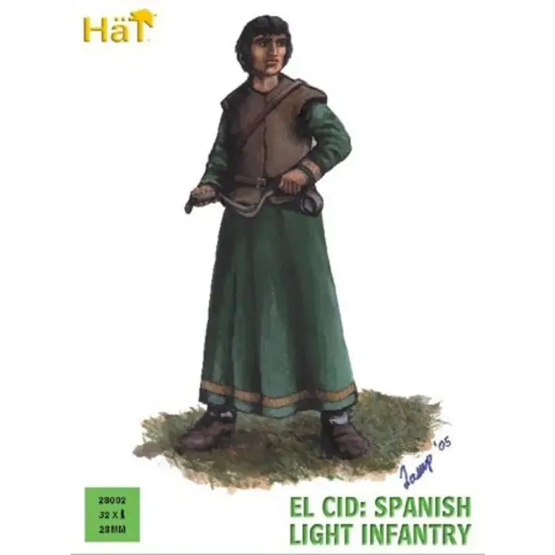 El Cid Spanish Light Infantry x 36 hard plastic figures Figuren Rechtstreeks Van De Fabrikant