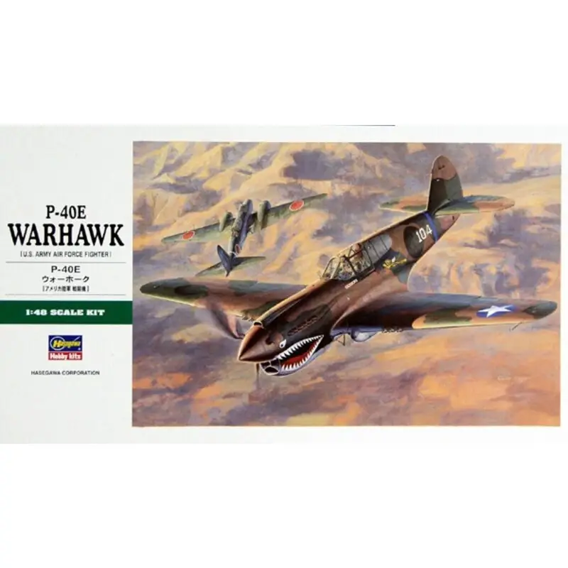 Gratis Retour Curtiss P-40E Warhawk Schaalmodel