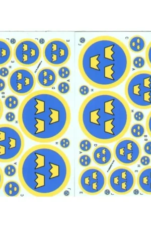 Lage Kosten Sticker Swedish National Insignia 9 sizes 215mm to 1800mm 52 Insignia 2 sheets Decal