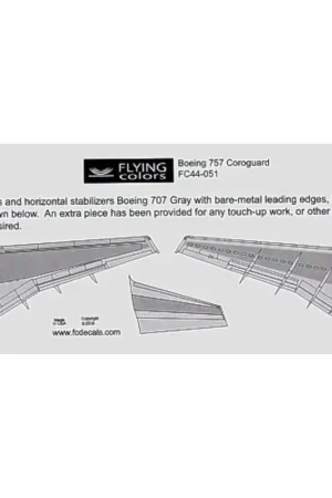 Sticker Boeing 757 corrogard x 2 Decal Koopje
