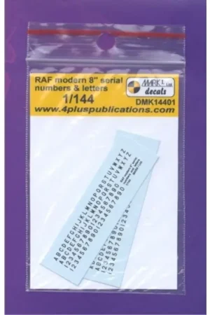 Beste Prijs Sticker RAF modern 8 s/n & letters (2 sets) Decal