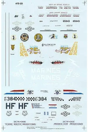 Veilige Betaling Sticker Commemorative Phantoms (3) RF-4C Phantom 65-843 75th Anniversary 106 reconnaissance Squadron Alabama 1992 RF-4C Phantom