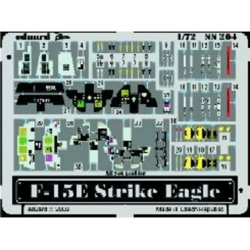 Express Levering McDonnell Douglas F-15E Strike Eagle PRE-PAINTED IN COLOUR! (toebehoren voor modelbouwsets van Hasegawa) This Zoom set is a simp