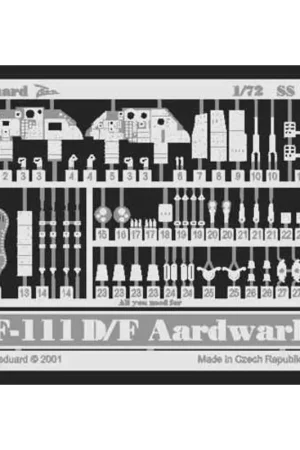 Direct Verzonden General Dynamics F-111D/F Aardvark (toebehoren voor modelbouwsets van Hasegawa) This Zoom set is a simplified version of the sta