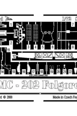 Betaalbaar Macchi C.202 (toebehoren voor modelbouwsets van Hasegawa) This Zoom set is a simplified version of the standard sets and only in
