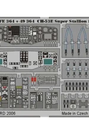 Sikorsky CH-53E interior PRE-PAINTED IN COLOUR! (toebehoren voor modelbouwsets van Academy and MRC) This Zoom set is a simplifie Koop Vandaag