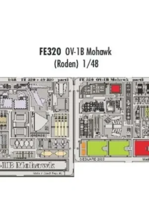 Grumman OV-1B Mohawk PRE-PAINTED IN COLOUR! (toebehoren voor modelbouwsets van Roden) This Zoom set is a simplified version of t Bestseller