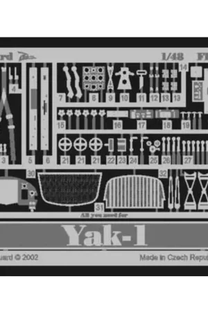 Voordeelprijs Yakovlev Yak-1 (toebehoren voor modelbouwsets van Accurate Miniatures) This Zoom set is a simplified version of the standard set