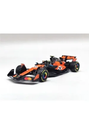 Direct Verzonden Mclaren f1 mcl39 team mclaren 4 lando norris monaco grand prix 2025 (premium packaging with helmet)