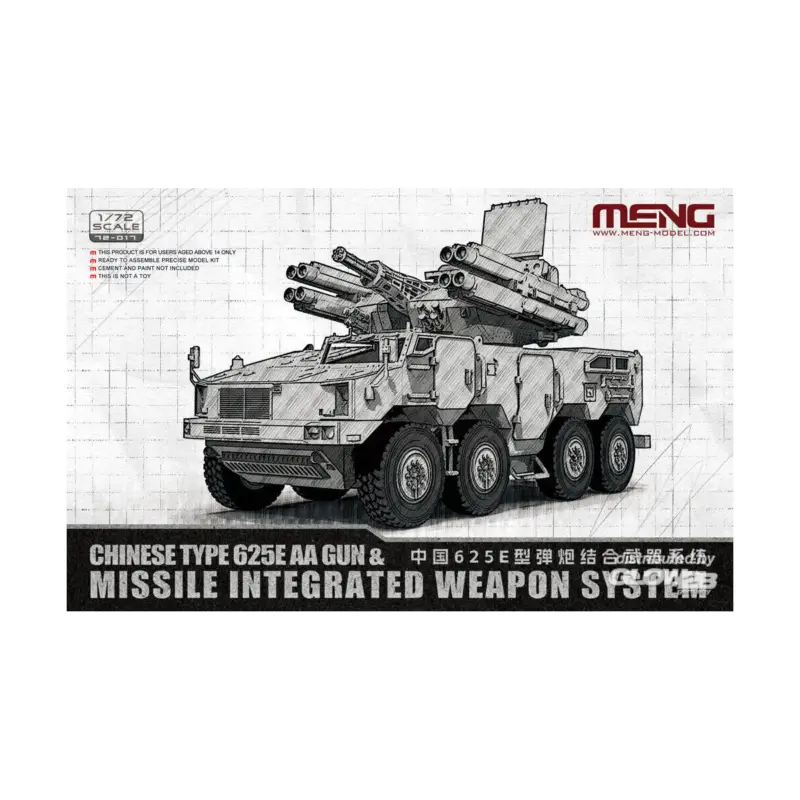 Weekendaanbieding Chinese Type 625E AA Gun & Missile Integrated Weapon System Schaalmodel