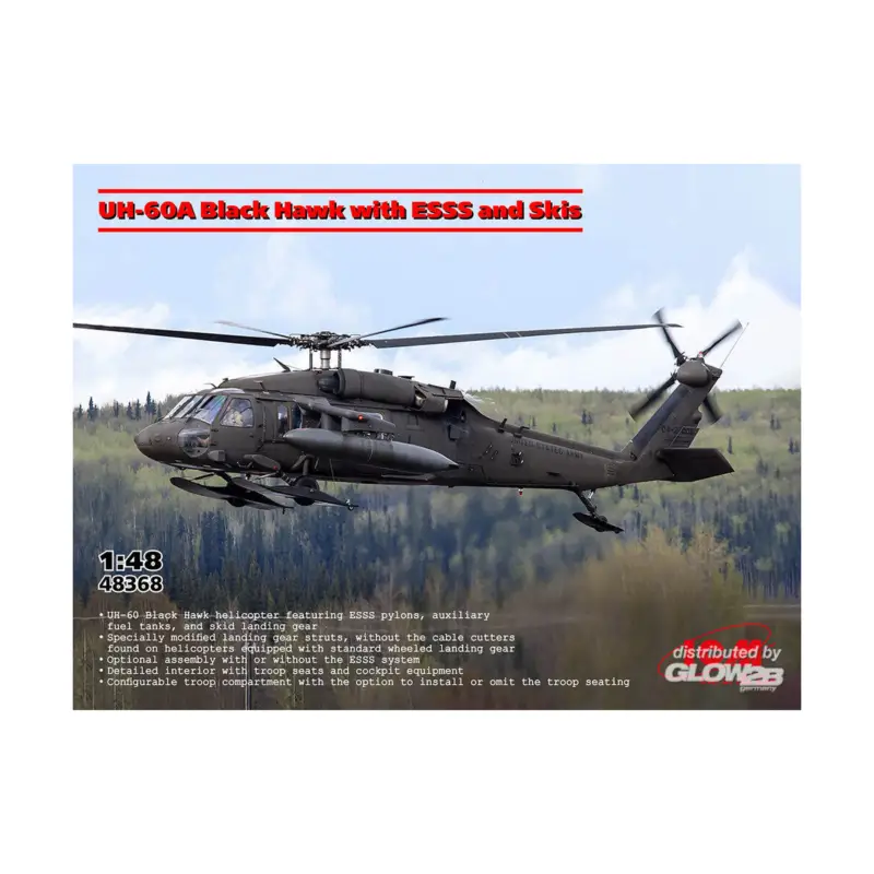 Bestel Nu UH-60A Black Hawk with ESSS and Skis