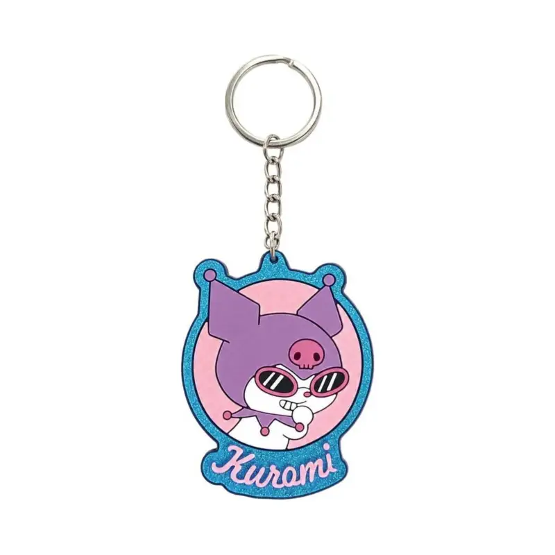 Favoriet Sanrio Kuromi rubber keychain 7 cm