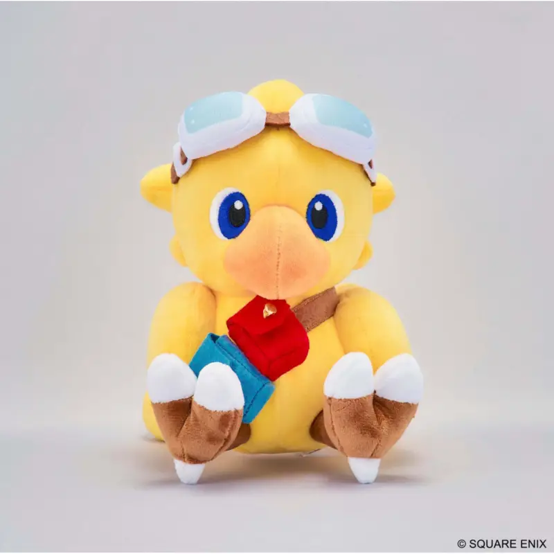 Op = Op FINAL FANTASY - Chocobo & The flying ship - Plush Picture Book 16cm