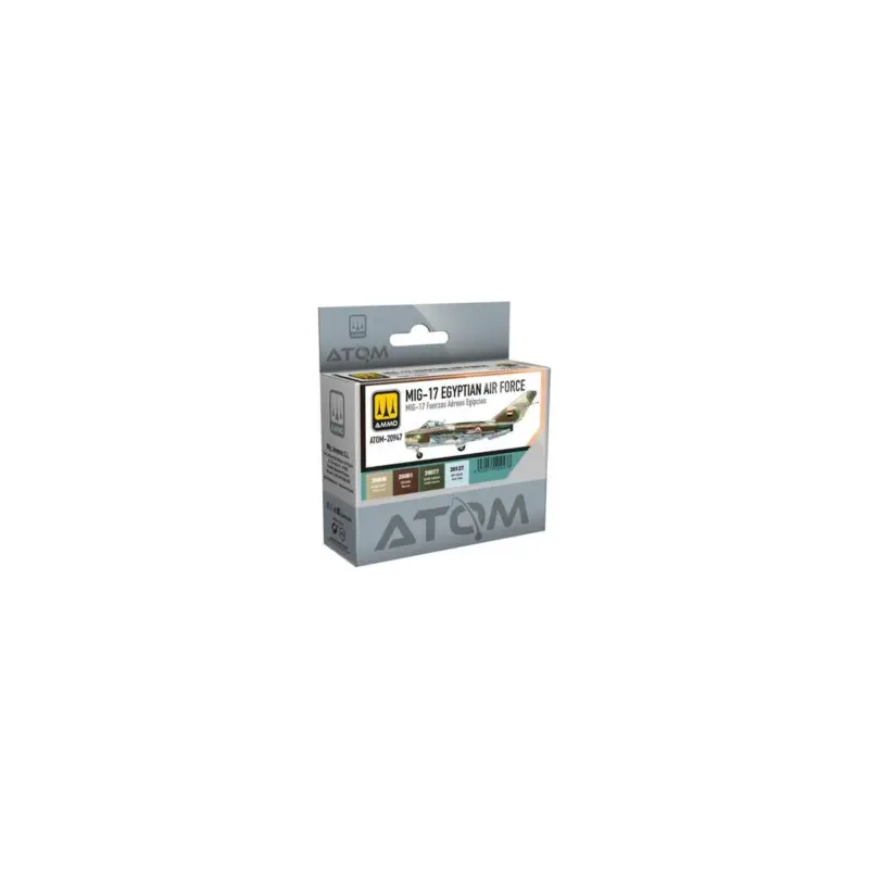 Korting ATOM MIG-17 Egyptian Air Force Set Acrylverf