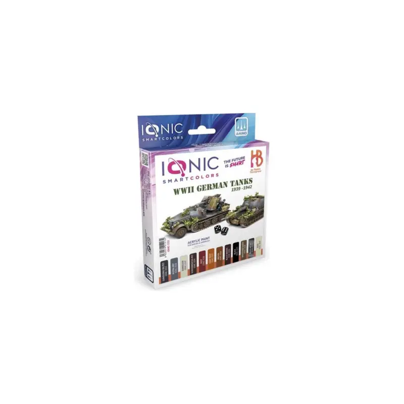IONIC WWII German Tanks 1939 -1942 Acrylverf Gratis Retour