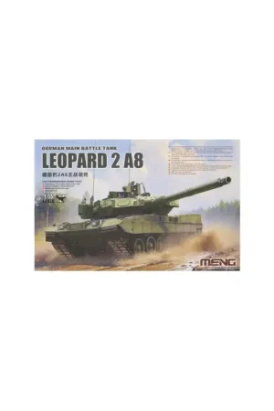 Express Levering German Main Battle Tank Leopard 2 A8 Demonstrator Schaalmodel