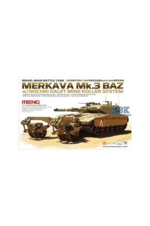 Merkava Mk.3 BAZ w/ Nochri Dalet Mine Roller Schaalmodel Veilige Betaling
