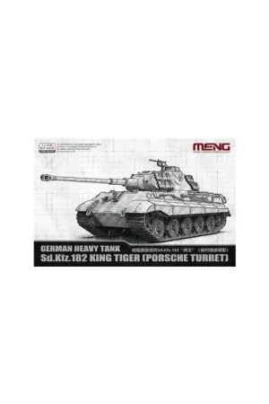 German Heavy Tank Sd.Kfz. 182 King Tiger (Porsche) Schaalmodel Gereduceerde Prijs