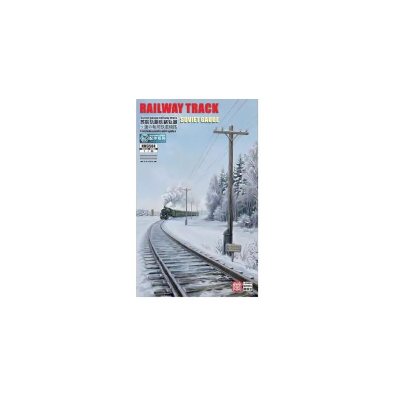 Beperkte Voorraad Railway Track SOVIET gauge Treinmodellen