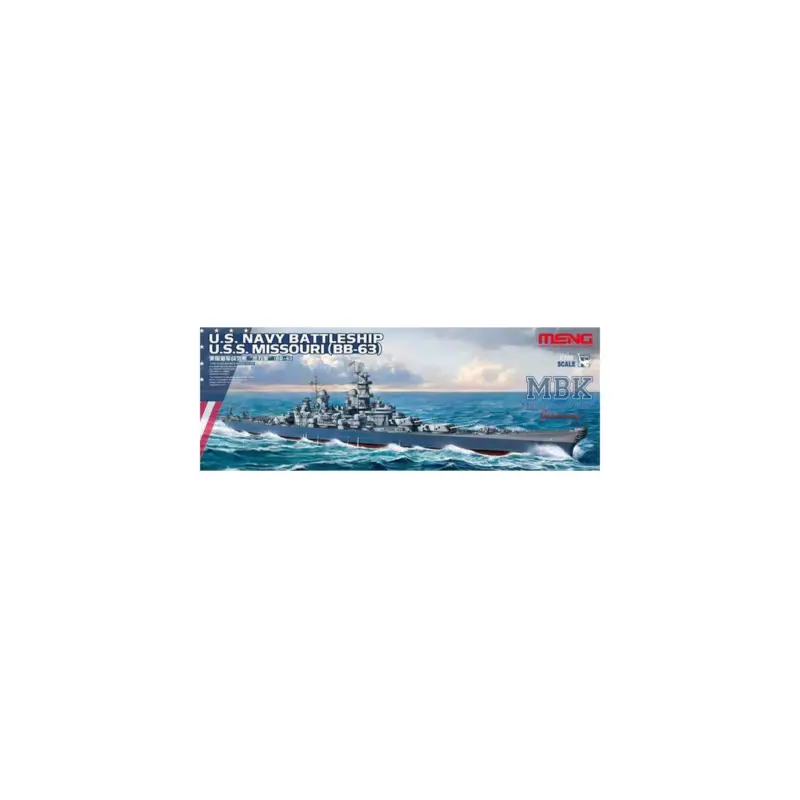 U.S. Navy Battleship Missouri (BB-63) Schaalmodel Fabrieksprijs