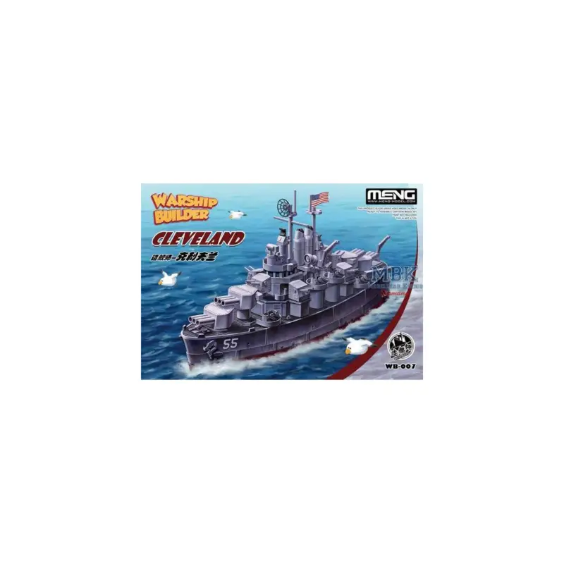 Warship Builder - Cleveland Schaalmodel Tijdelijk Beschikbaar