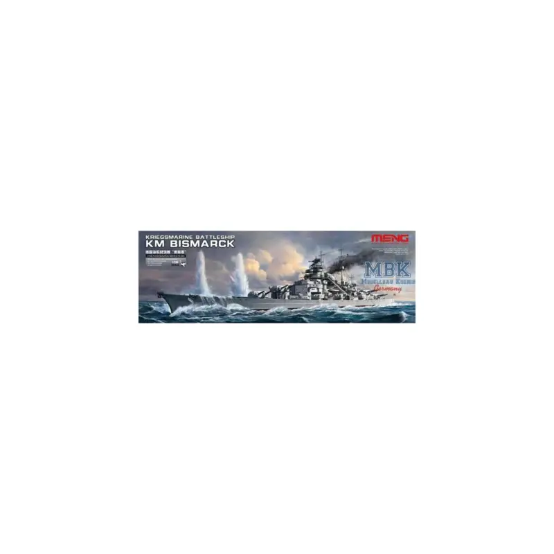 German Battleship Bismarck Schaalmodel Direct Beschikbaar