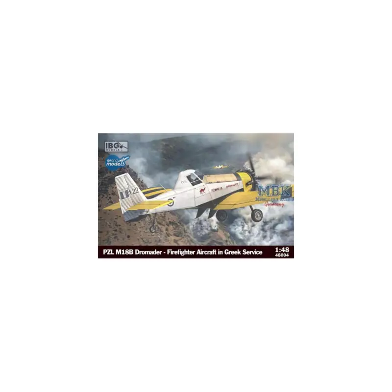 Direct Verzonden PZL M18B Dromader - Firefighter Aircraft Greek sv. Schaalmodel