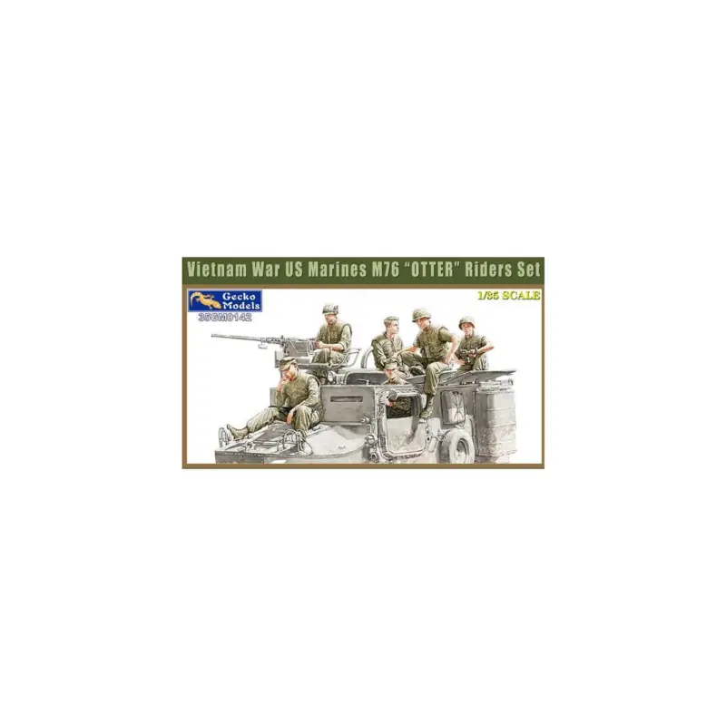 Veilige Betaling Vietnam War US Marines M76 “OTTER”Riders set Figuren