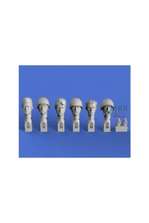 Express Levering Italian heads WWII (No.2) (1:35) Figuren