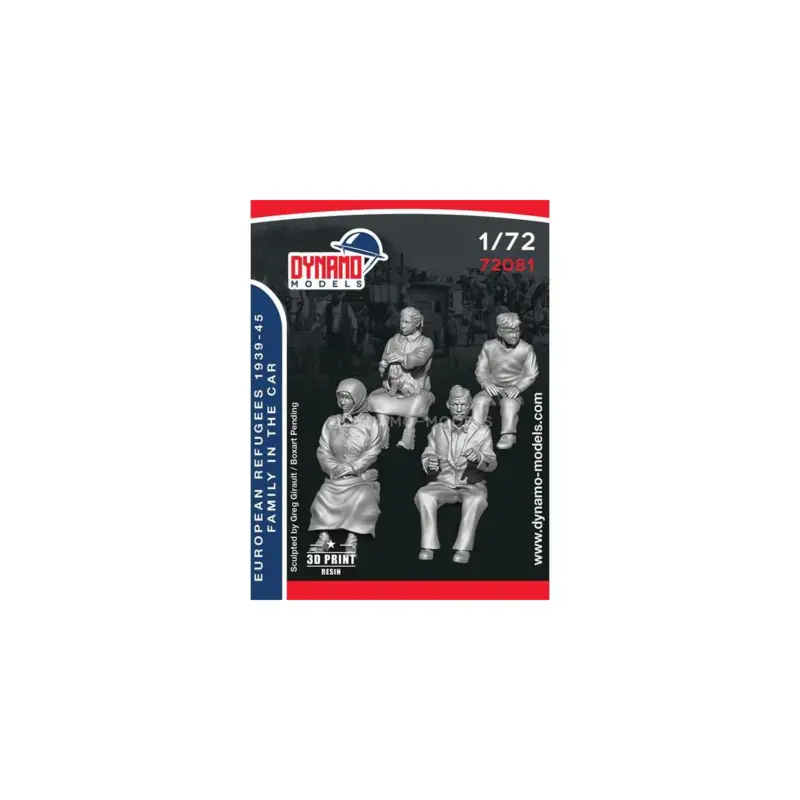 Civilian – Refugees Family in the Car Figuren Shop Nu