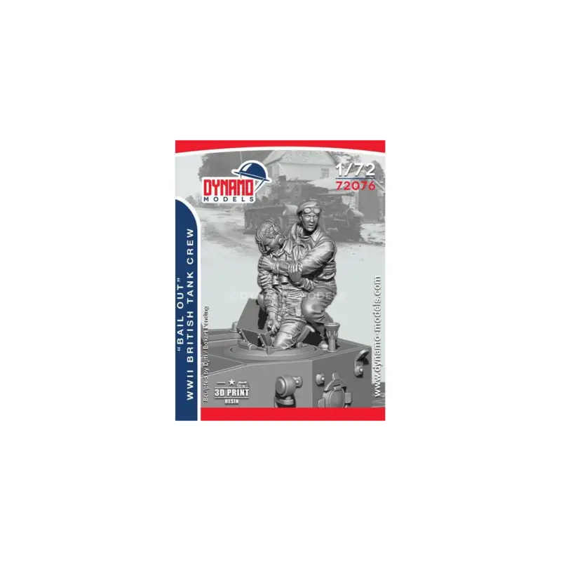 Speciale Aanbieding British Tank Crew Set “Bail Out” Set 1 Figuren