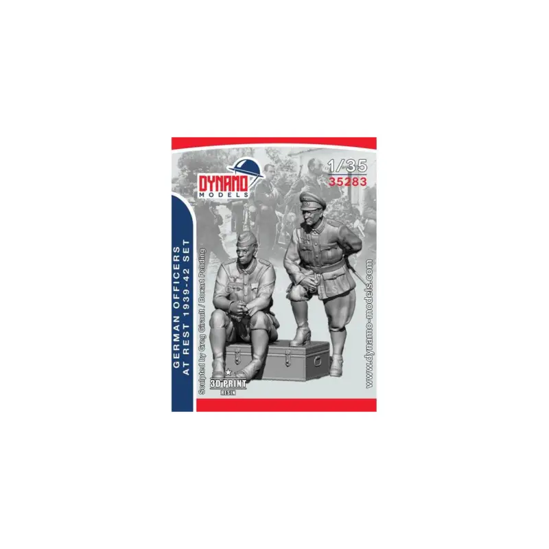 Aanbieding German Officers at Rest 1939-42 Set Figuren