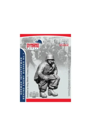 German Infantryman Behind Enemy Bush 1939-42 No.1 Figuren Uitverkoop
