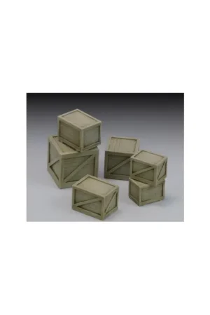 Wooden Cargo Crates Assorted Set 1:35 Korting