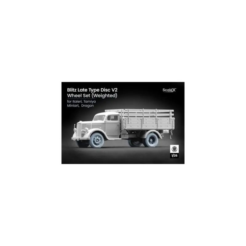 Laatste Kans Opel Blitz Disc v2 Late wheel set (Weighted) 1:35