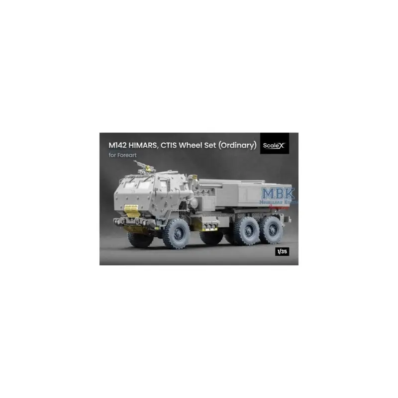 Veilige Betaling HIMARS CTIS Ordinary wheel set (ForeArt) - 1/35