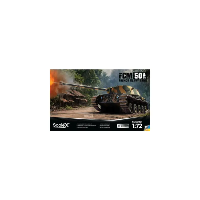 FCM 50t - French Heavy Tank (1:72) Must-Have