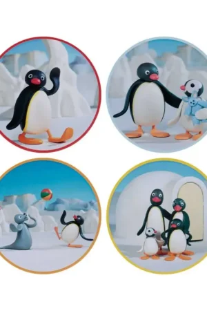 Aanbieding Pingu pack of 4 coasters