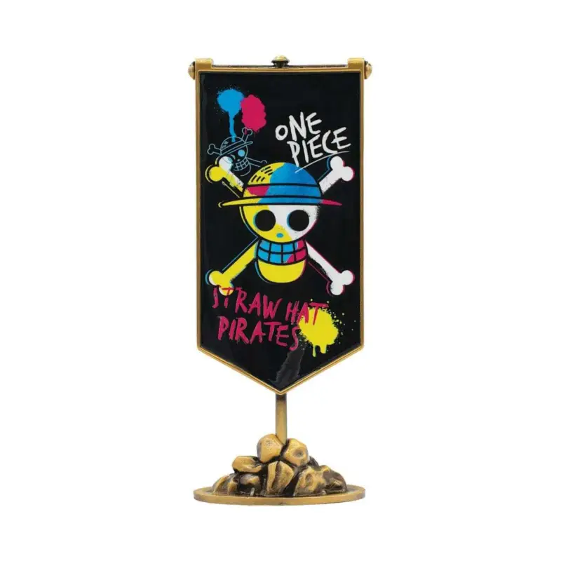 One Piece replica Straw Hat crew metal banner 11 x 6 cm Rechtstreeks Van De Fabrikant