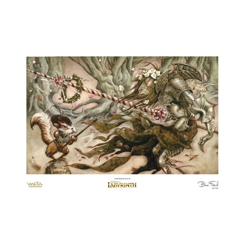 Meest Verkocht Labyrinth Art Reproduction The Knight Who Never Yields Limited Edition 30 cm