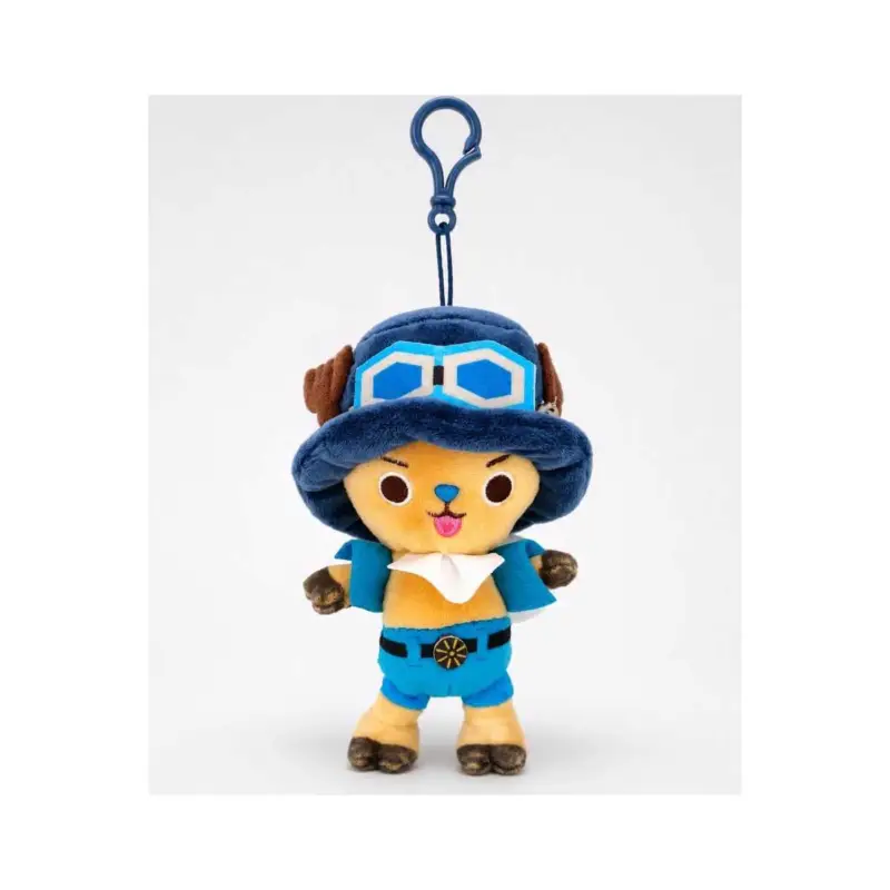 One Piece Chopper x Sabo plush keychain 11 cm Flitsaanbieding