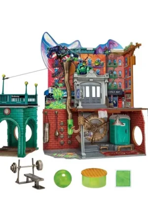Beperkt Aanbod Ninja Turtles: Teenage Years playset Sewer Lair New Version