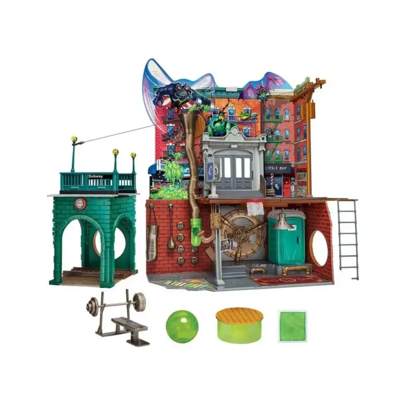 Beperkt Aanbod Ninja Turtles: Teenage Years playset Sewer Lair New Version