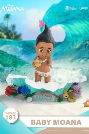 Lage Kosten Moana - Baby Moana - D-Stage Diorama 11.3cm Figuurtje
