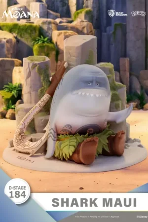 Uitverkoop Moana - Maui the Shark - D-Stage Diorama 10.5cm Figuurtje