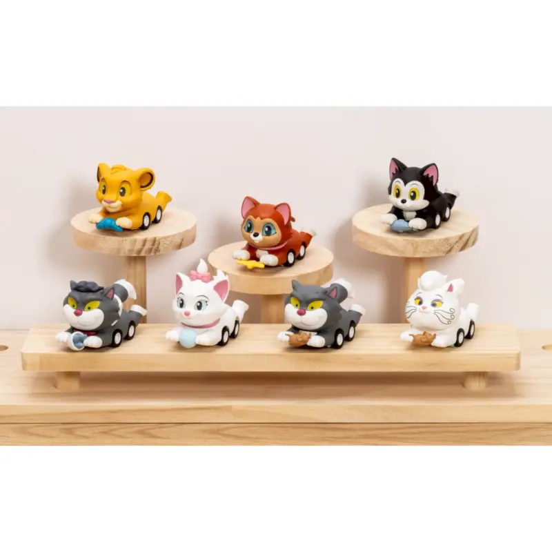 DISNEY - Cats Pounce & Go Series - Set 6 Figure 8cm Figuurtje Laatste Versie
