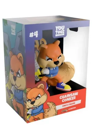 Actieprijs Conker's Bad Fur Day Vinyl Figure Chainsaw Conker 8 cm Figuurtje