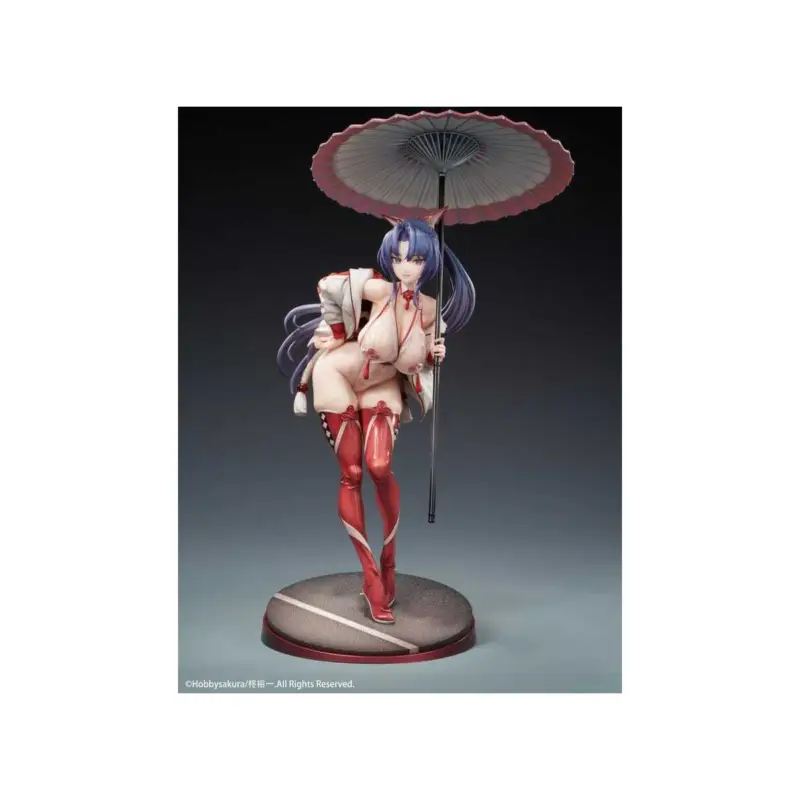 Original Character Miko Shoujo PVC Figure 1/7 Miko Race Queen Ver. 33cm Figuurtje Merkproduct